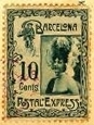 Barcelona-Postal-Express-stamp-Briefmarke-Stamp-Sello-Timbro–francobollo-Timbre