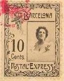 Barcelona-Postal-Express-stamp-Briefmarke-Stamp-Sello-Timbro–francobollo-Timbre