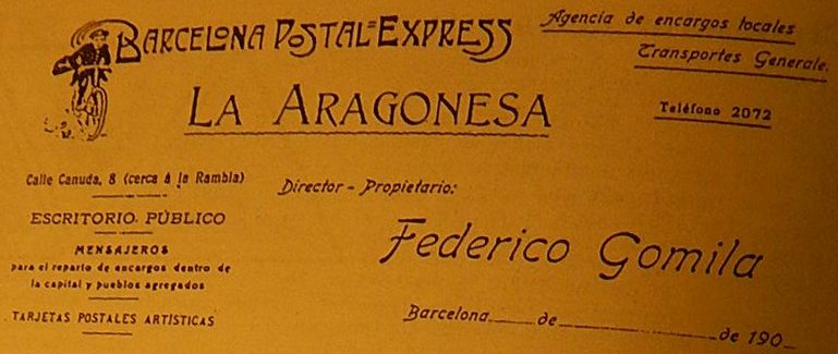 Barcelona-Postal-Express-letterhead-postcard-Briefmarke-Stamp-Sello-Timbro–francobollo-Timbre-Frimærke-Postzegel-Známky-Poštneznamke-Znaczki