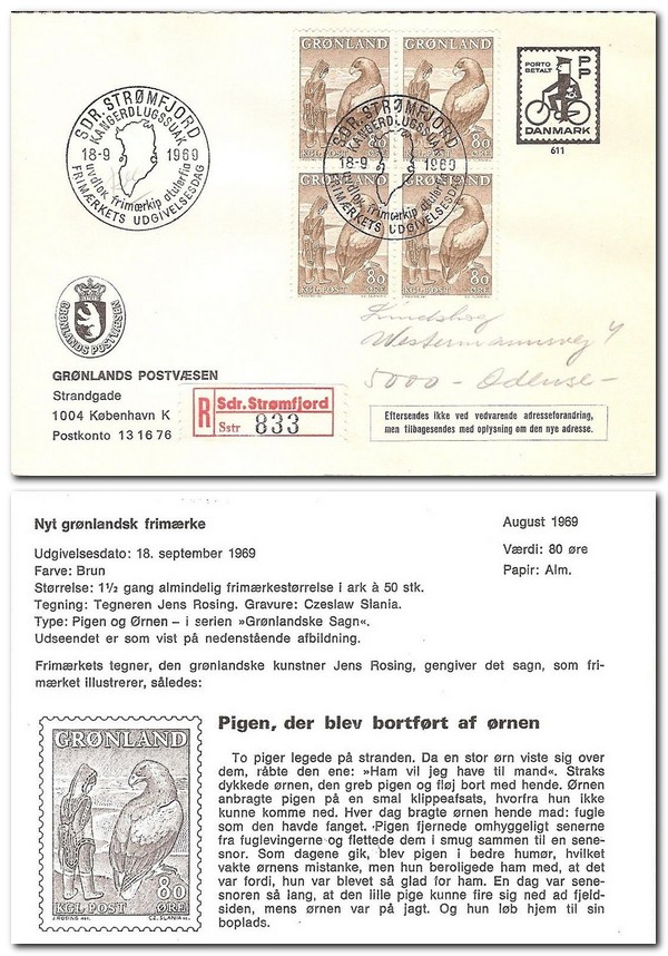 Postal-Stationeries-Danish-Postman-Porto-Betalt-FDC-registered-Denmark-stationery-postal-card