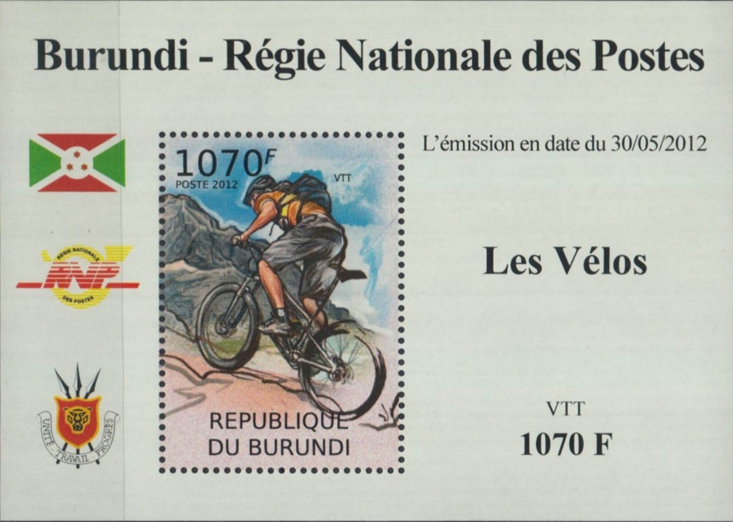 Stamperija-Burundi-stamp-bicycle-philately-fahrrad-briefmarke-velo-timbre-RE22373