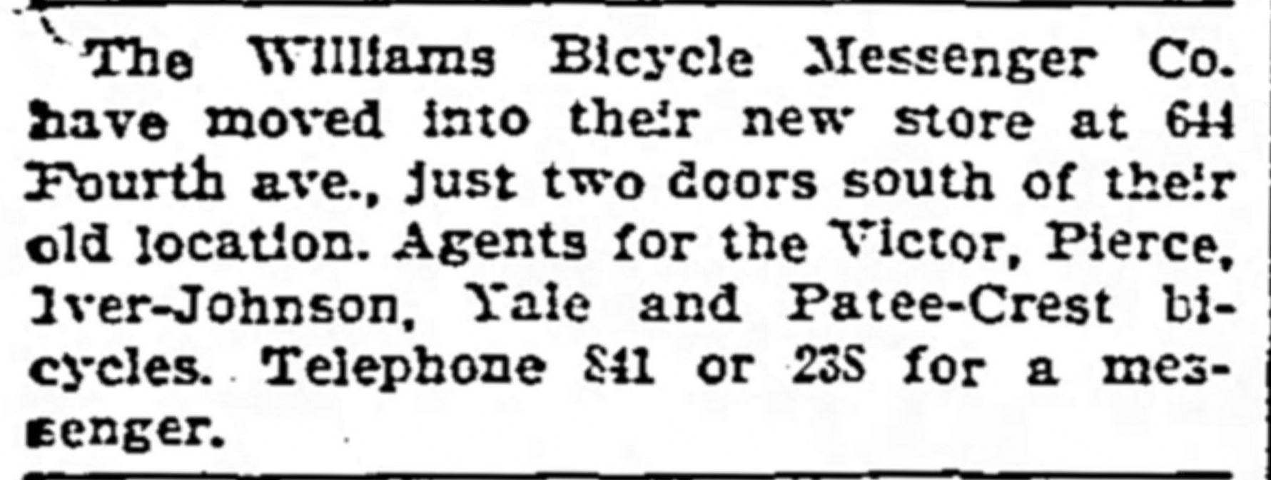 Williams-Bicycle-Messenger-Company-Louisville-Kentucky-1889-velo-Fahrrad-charges-paid-City-Directory